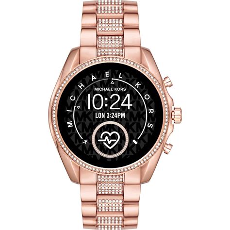 michael kors access ladies bradshaw smart watch rose gold review